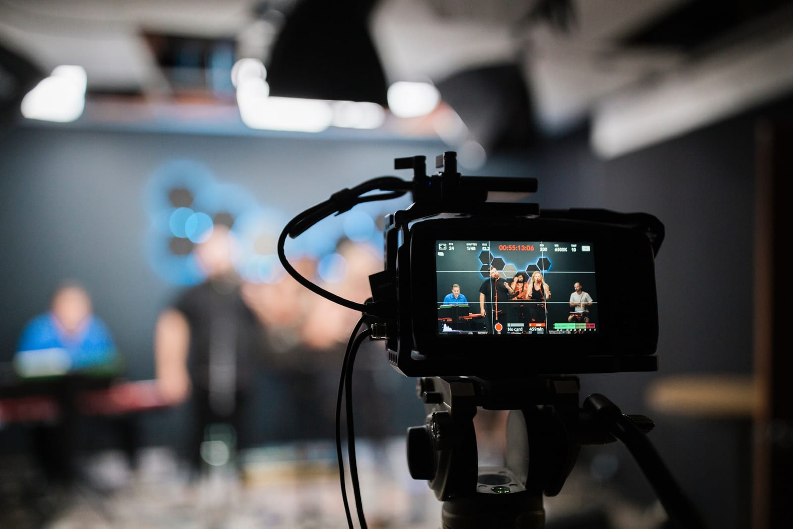 camera video recording people