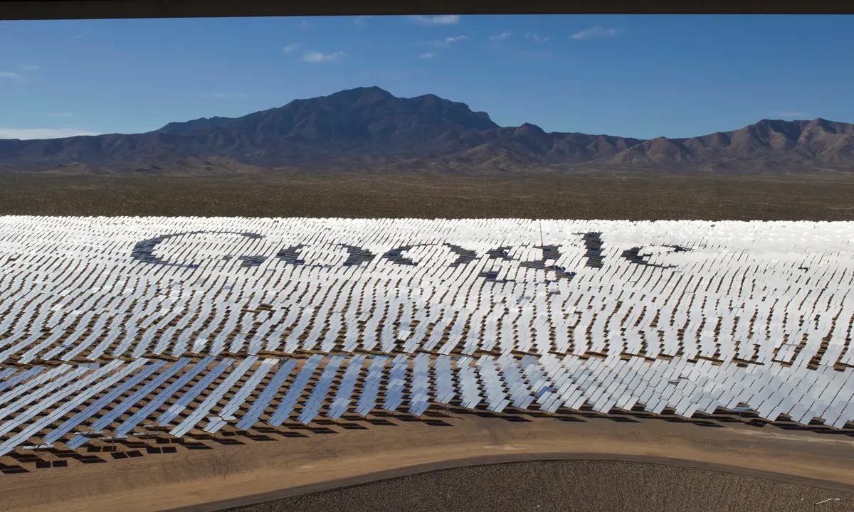 Giant solar farm by Google