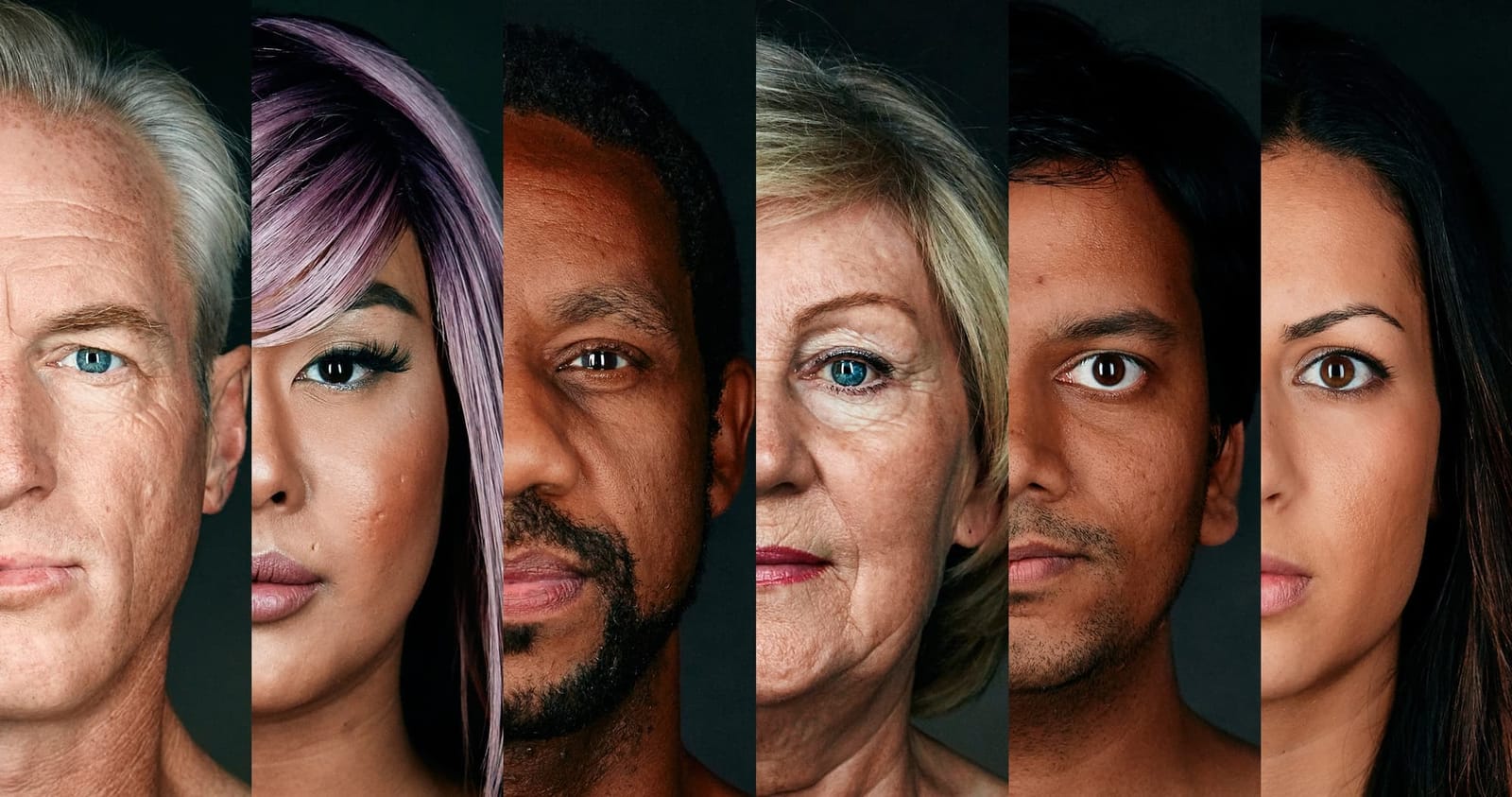 Airbnb We Accept campaign featuring diverse faces from their ad