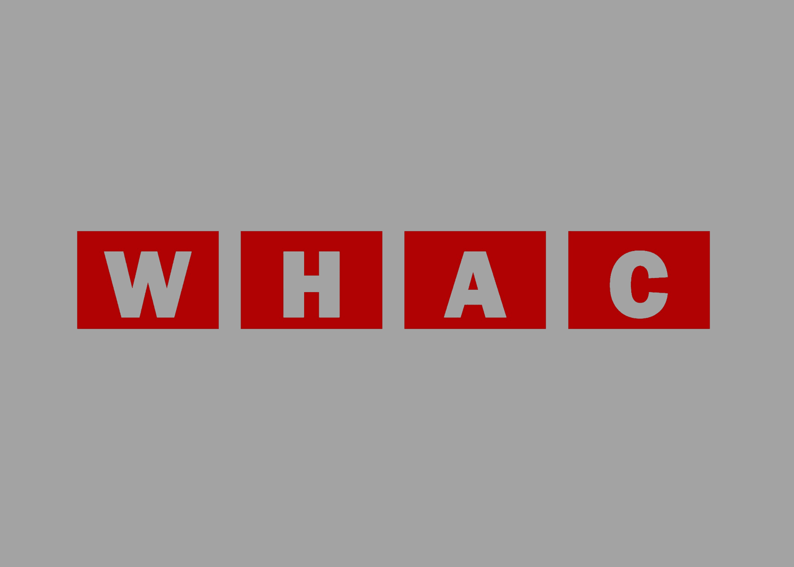 bold red text 'WHAC'
