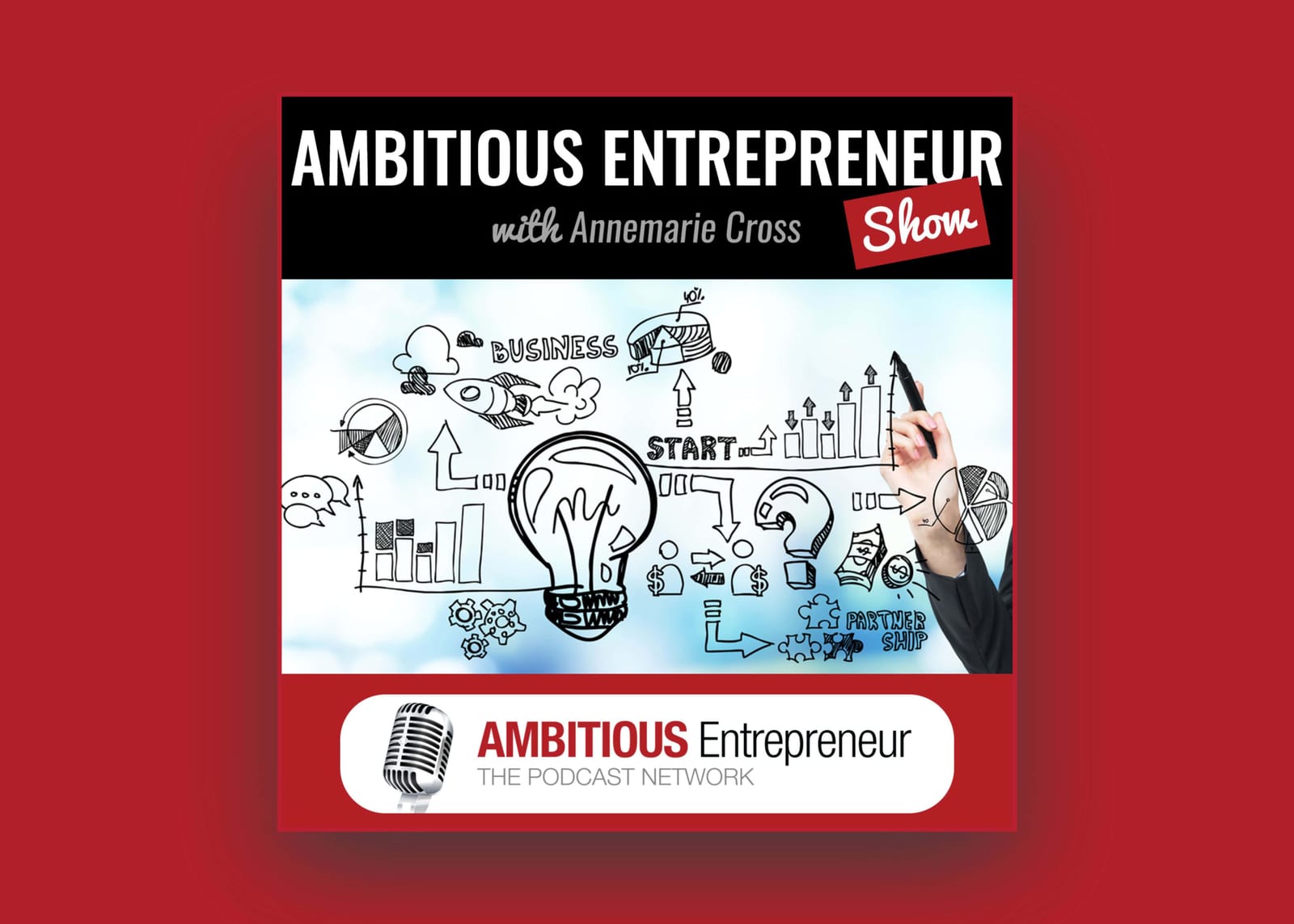 The Ambitious Entrepreneur podcast cover