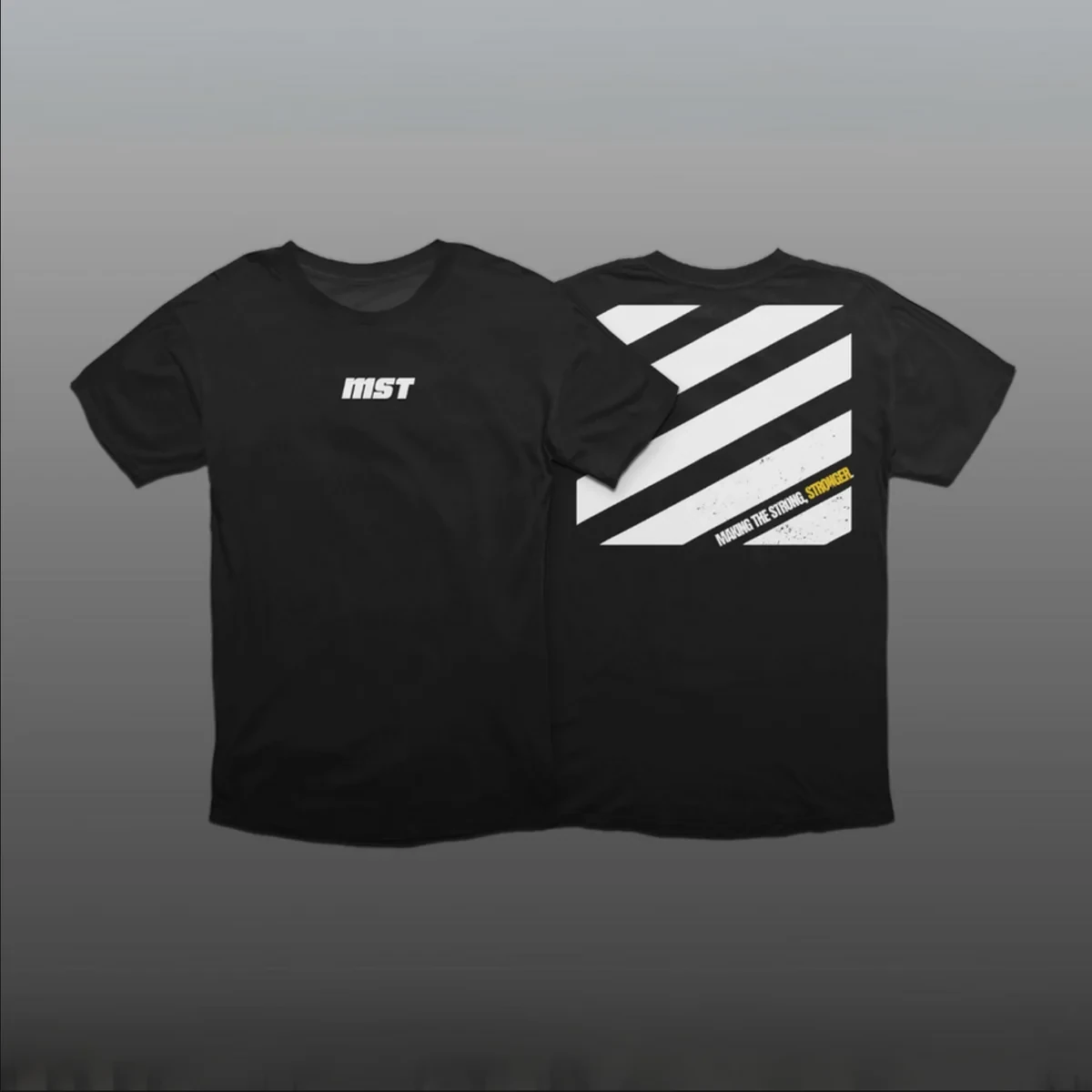 Original front and back MST Systems T-shirt design